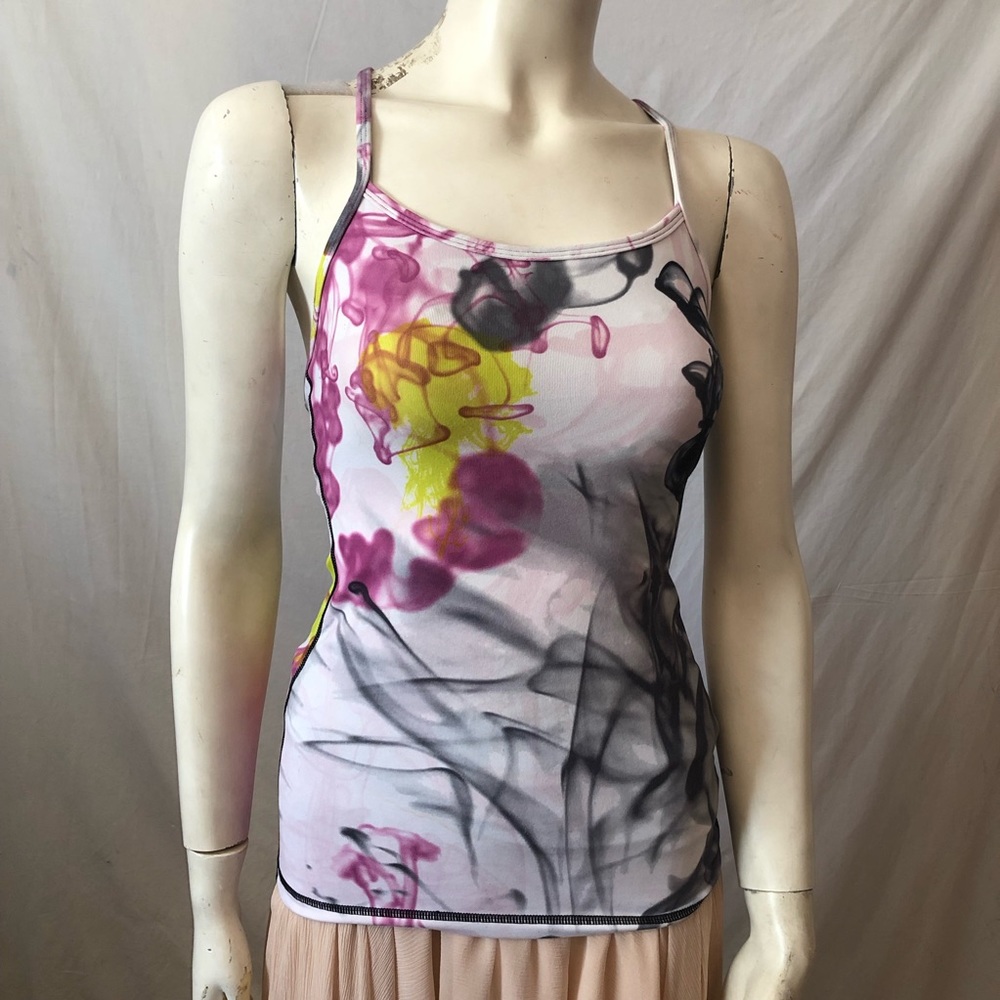 Auth Lululemon tank bra razor back